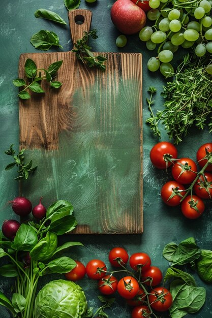 Čerstvé suroviny na stole